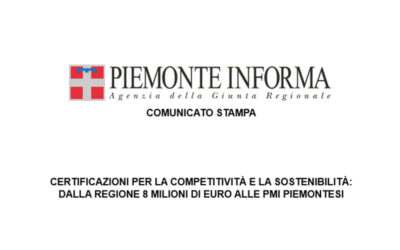 Un “Voucher certificazioni”per la competitività e sostenibilità delle pmi